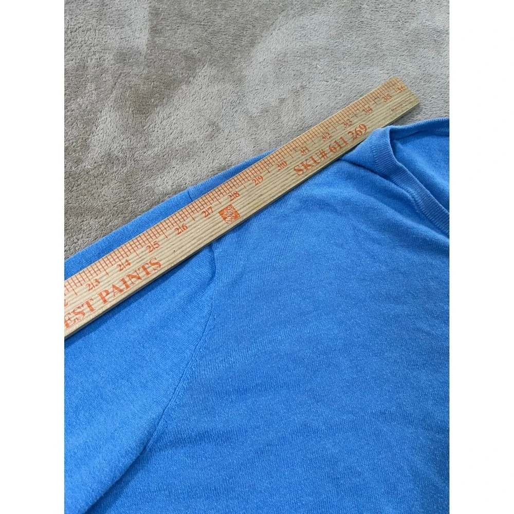 Polo Ralph Lauren Sweater Men's 2XLT Tall Blue Pima Cotton V-Neck Pony Logo